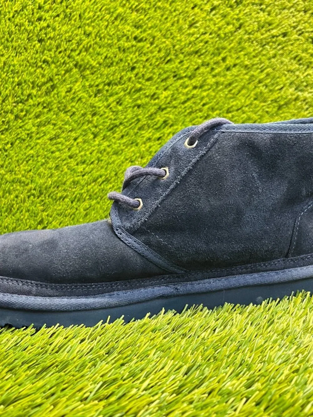 UGG‎ Neumel Mens Size 13 Blue Casual Classic Outdoor Suede Lace Up Chukka Boots